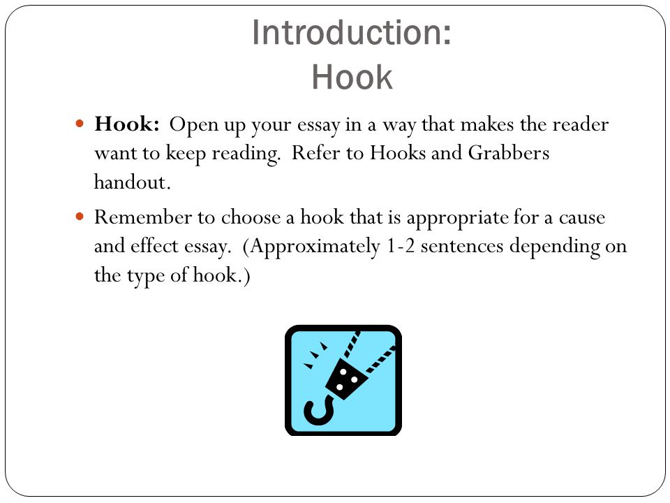 Good hooks for cause and effect essays